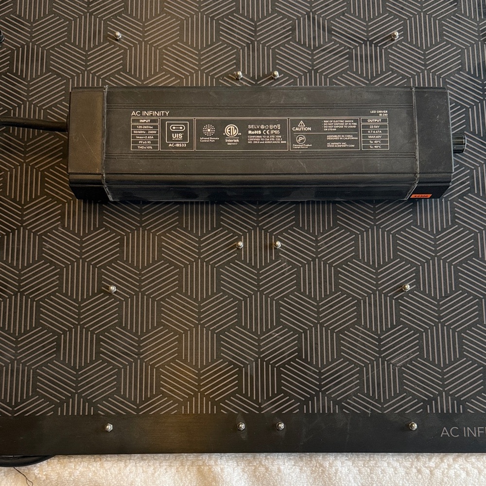 NFINITY Black LED Panel with Geometric Design - Picture 2 of 4